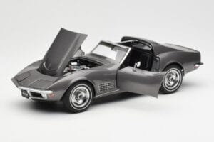 Chevrolet Corvette C3 Spider Laguna Šedý Metalický AUTOart 1:18 71173 Kov – obrázok 2 z 8
