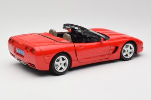 Chevrolet Corvette C5 Kabriolet Červený Bburago 1:18 3076 Kov – obrázok 3 z 8