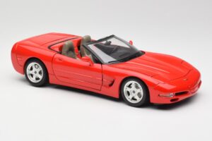 Chevrolet Corvette C5 Kabriolet Červený Bburago 1:18 3076 Kov – obrázok 6 z 8