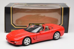 Chevrolet Corvette C5 Kabriolet Červený Bburago 1:18 3076 Kov – obrázok 8 z 8