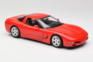 Chevrolet Corvette C5 Červený Bburago 1:18 3066 Kov – obrázok 6 z 8