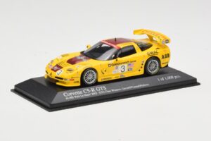 Chevrolet Corvette C5-R #3 R. Fellows / J. O'Connell / O. Gavin ALMS Petit Le Mans 2002 Minichamps 1:43 400021493 Kov – obrázok 2 z 4