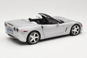 Chevrolet Corvette C6 Kabriolet Strieborný Hot Wheels 1:18 B6052 Kov – obrázok 3 z 8