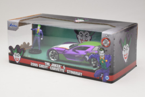 Chevrolet Corvette C6 Stingray The Joker With Figure Jada 1:24 253255020 Kov – obrázok 3 z 3