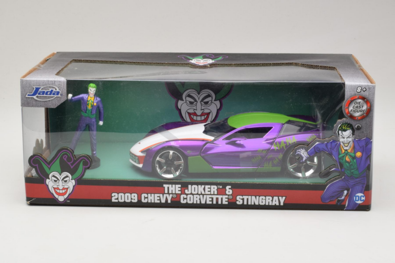 Chevrolet Corvette C6 Stingray The Joker With Figure Jada 1:24 Chevrolet Corvette C6 Stingray The Joker With Figure Jada 1:24 253255020 Kov