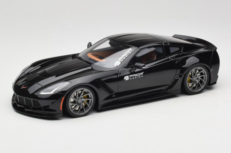 Chevrolet Corvette C7 Prior Design Čierny GT Spirit 1:18 GT249 Živica