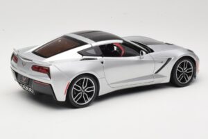 Chevrolet Corvette C7 Strieborný Maisto 1:18 38132 Kov – obrázok 3 z 8