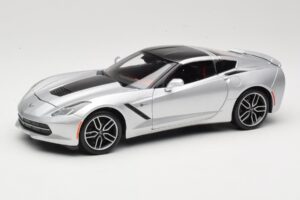 Chevrolet Corvette C7 Strieborný Maisto 1:18 38132 Kov