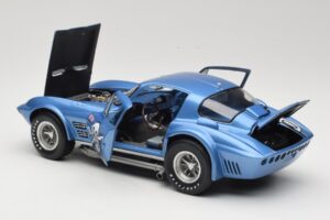 Chevrolet Corvette Grand Sport GT #80 R. Penske Chevrolet Nassau Speed Week 1963 Exoto 1:18 RLG18022 Kov – obrázok 5 z 8