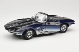 Chevrolet Corvette Mako Shark Tmavomodrý UT Models 1:18 21061 Kov – obrázok 2 z 8