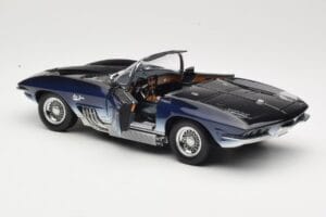 Chevrolet Corvette Mako Shark Tmavomodrý UT Models 1:18 21061 Kov – obrázok 5 z 8