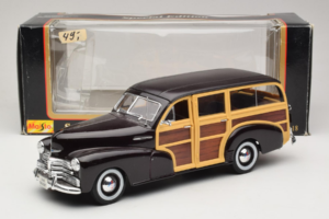 Chevrolet Fleetmaster Woody Čierny Maisto 1:18 56043 Kov – obrázok 8 z 8