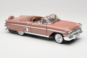 Chevrolet Impala Kabriolet Hnedý Motormax 1:18 73112 Kov – obrázok 6 z 8