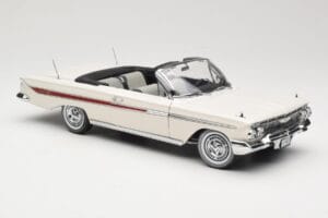 Chevrolet Impala Kabriolet Biely Sun Star 1:18 3405 Kov – obrázok 6 z 8