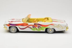 Chevrolet Impala Lowrider White Metallic Hot Wheels 1:18 27635 Kov – obrázok 4 z 8