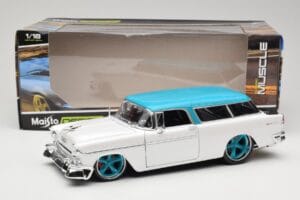 Chevrolet Nomad Biely Maisto 1:18 32613 Kov – obrázok 8 z 8