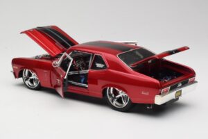 Chevrolet Nova SS Coupe Červený Maisto 1:18 31083-M1 Kov – obrázok 5 z 8
