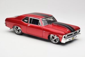 Chevrolet Nova SS Coupe Červený Maisto 1:18 31083-M1 Kov – obrázok 6 z 8