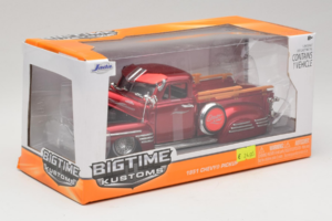 Chevrolet Pickup Bigtime Kustoms Červený Jada 1:24 96802 Kov – obrázok 2 z 3