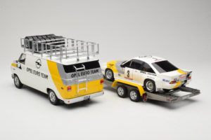 Opel Manta 400 Group B Rally Tour de Corse 1984 S Chevrolet G30 Servisným Vozidlom Otto 1:18 OT491 Živica – obrázok 2 z 13