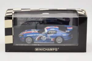 Dodge Viper GTS-R #57 Terrien / Cochet / Dayraut Le Mans 24 Hours 2001 Minichamps 1:43 400011457 Kov – obrázok 4 z 4