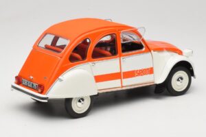 Citroen 2CV Spot Oranžový & Biely Solido 1:18 421183600 Kov – obrázok 3 z 8