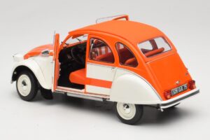 Citroen 2CV Spot Oranžový & Biely Solido 1:18 421183600 Kov – obrázok 5 z 8