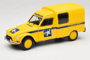 Citroen Acadiane Michelin Žltý Solido 1:18 S1800406 Kov