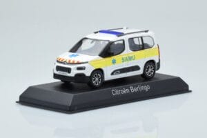 Citroen Berlingo Ambulance SAMU Biela Žltá Norev 1:43 155769 Kov – obrázok 2 z 4