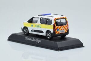 Citroen Berlingo Ambulance SAMU Biela Žltá Norev 1:43 155769 Kov – obrázok 3 z 4