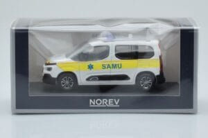 Citroen Berlingo Ambulance SAMU Biela Žltá Norev 1:43 155769 Kov – obrázok 4 z 4