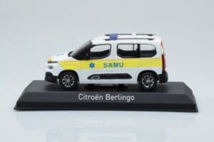 Citroen Berlingo Ambulance SAMU Biela Žltá Norev 1:43 155769 Kov
