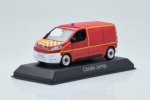 Citroen Jumpy Van Sapeurs Pompiers Červený Norev 1:43 155822 Kov – obrázok 2 z 4