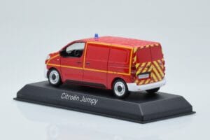 Citroen Jumpy Van Sapeurs Pompiers Červený Norev 1:43 155822 Kov – obrázok 3 z 4