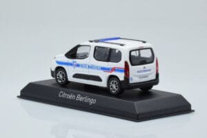 Citroen Berlingo Police Municipale v1 Biela Modrá Norev 1:43 155767 Kov – obrázok 3 z 4