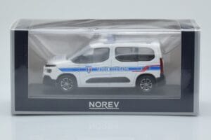 Citroen Berlingo Police Municipale v1 Biela Modrá Norev 1:43 155767 Kov – obrázok 4 z 4