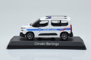 Citroen Berlingo Police Municipale v1 Biela Modrá Norev 1:43 155767 Kov