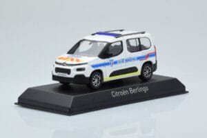 Citroen Berlingo Police Municipale v2 Biela Modrá Norev 1:43 155768 Kov – obrázok 2 z 4
