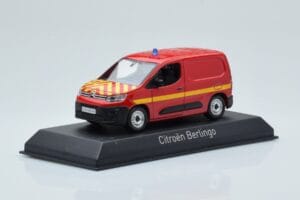Citroen Berlingo Van Sapeurs Pompiers Červený Norev 1:43 155772 Kov – obrázok 2 z 4