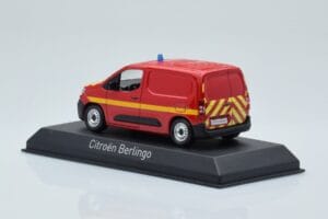 Citroen Berlingo Van Sapeurs Pompiers Červený Norev 1:43 155772 Kov – obrázok 3 z 4