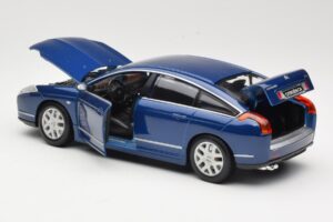 Citroen C6 Modrý Bburago 1:18 18-12073 Kov – obrázok 5 z 8