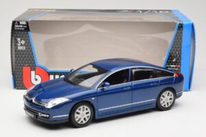 Citroen C6 Modrý Bburago 1:18 18-12073 Kov – obrázok 8 z 8