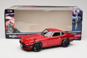 Datsun 240Z S30 Červený Maisto 1:18 32611 Kov – obrázok 8 z 8