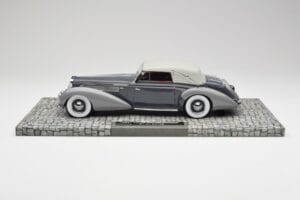 Delage D8 120 Kabriolet Šedý & Tmavosivý Minichamps 1:18 107115134 Kov – obrázok 3 z 6