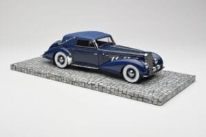 Delage D8-120 Kabriolet Two Tone Modrý Minichamps 1:18 107115132 Živica – obrázok 4 z 6