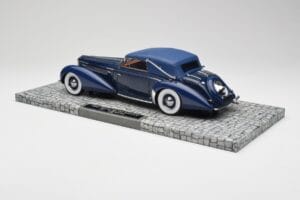 Delage D8-120 Kabriolet Two Tone Modrý Minichamps 1:18 107115132 Živica – obrázok 5 z 6