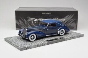 Delage D8-120 Kabriolet Two Tone Modrý Minichamps 1:18 107115132 Živica – obrázok 6 z 6