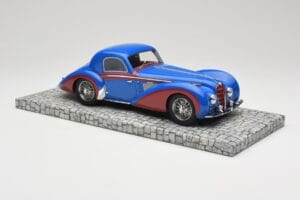 Delahaye Type 145 V12 Coupe Modrý Červený Minichamps 1:18 107116121 Živica – obrázok 4 z 6