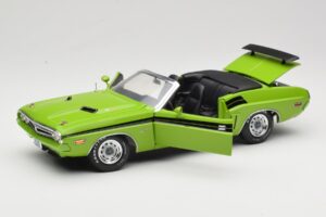 Dodge Challenger Kabriolet Zelený Greenlight 1:18 12803-06G Kov – obrázok 2 z 8