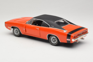 Dodge Charger R/T Oranžový & Čierny American Muscle 1:18 39314 Kov – obrázok 7 z 8